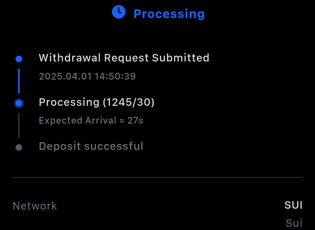 MEXC withdrawal stuck