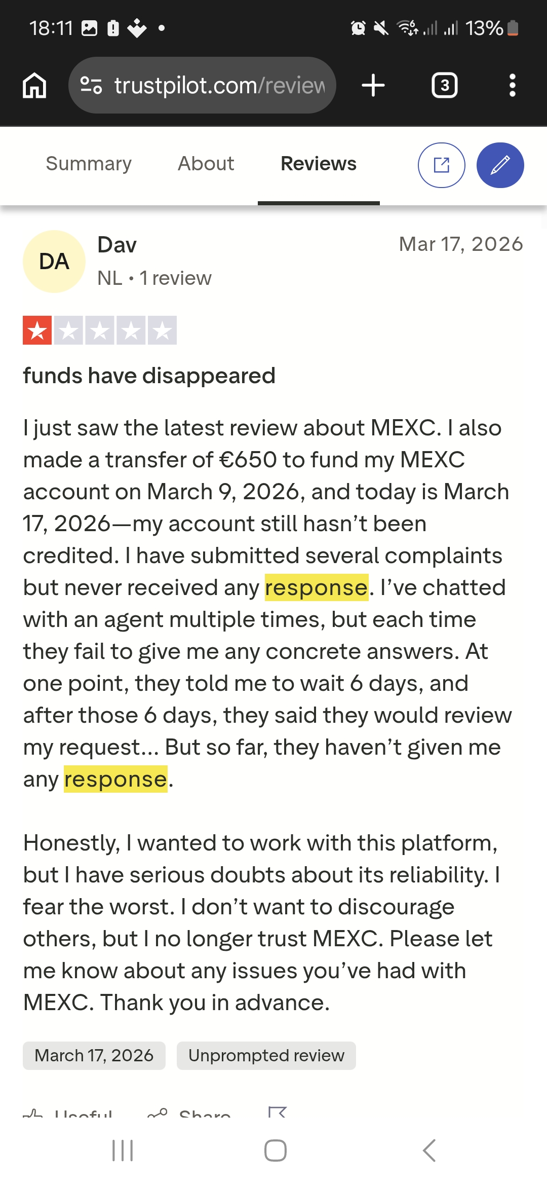 MEXC Support Not Responding