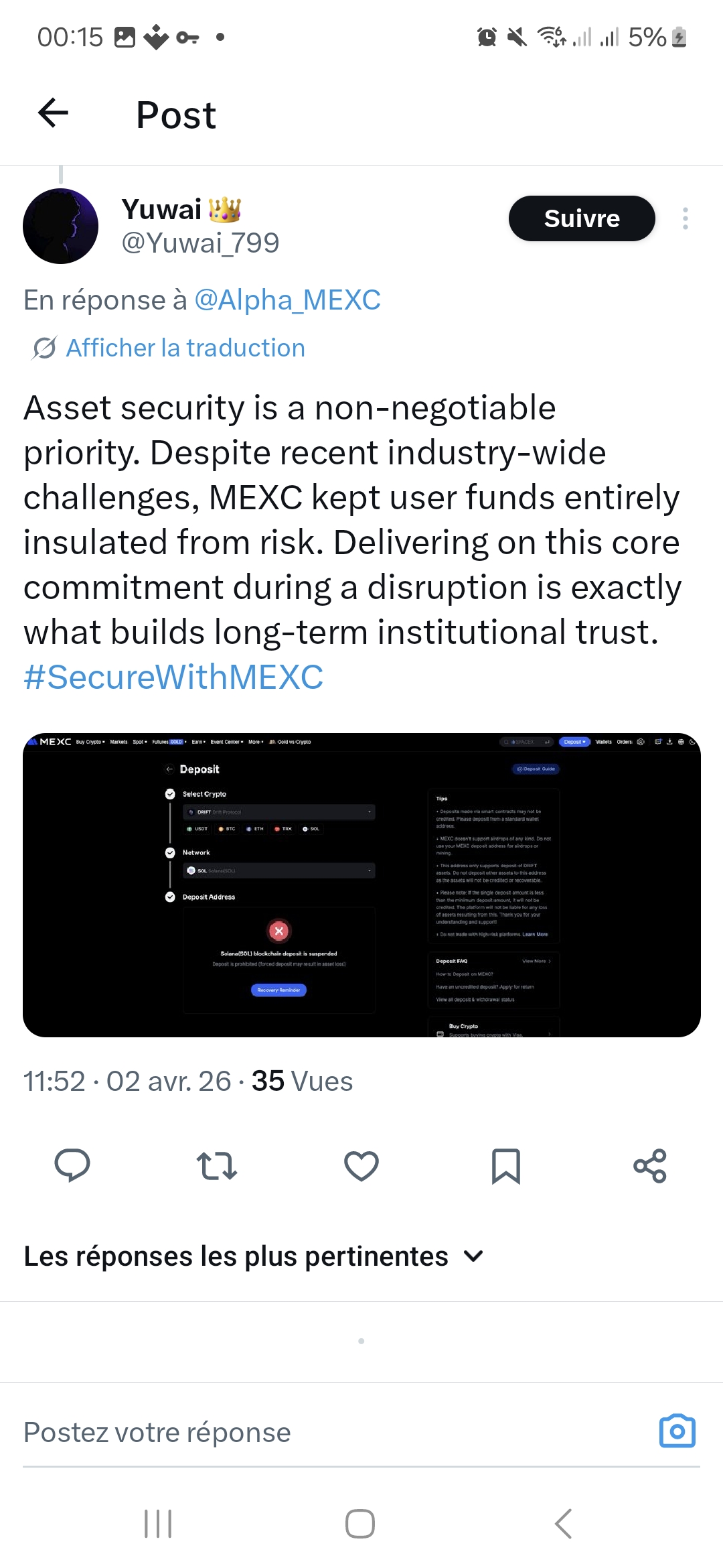 MEXC Security Risk